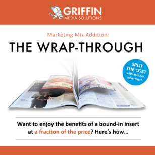wrap-through, bound-in, advertising insert, magazine advertising, griffin media solutions, UK marketing agency