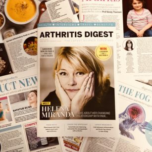 arthritis digest, health magazine, agency design, penny ireson, iona walton